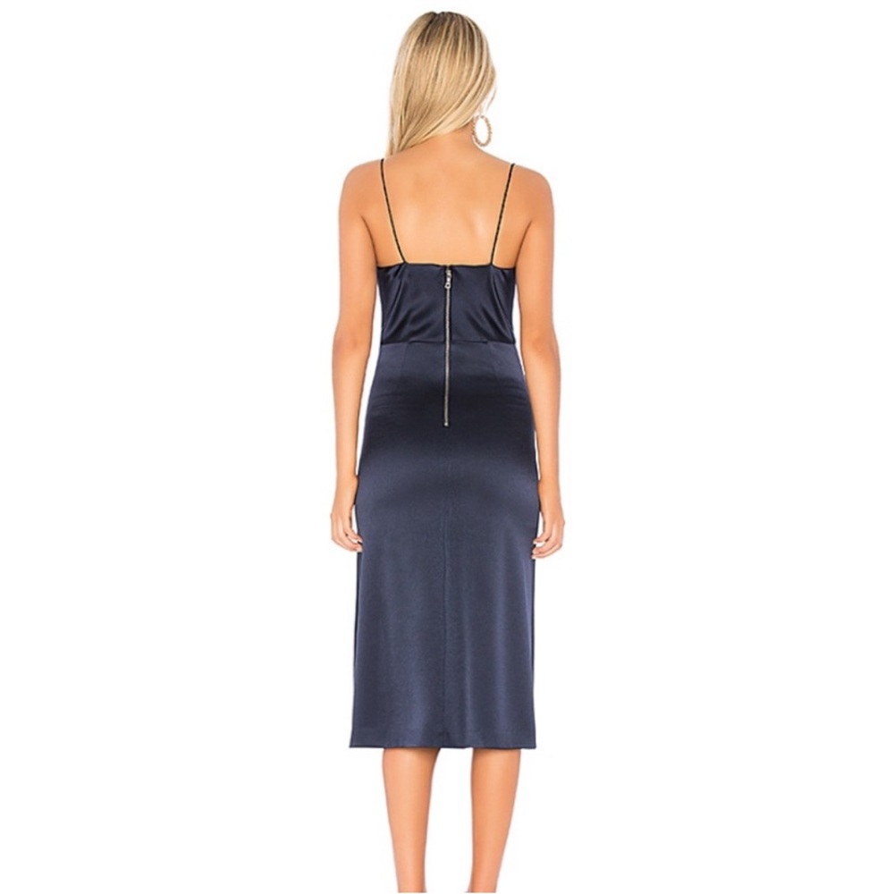 Alice + Olivia Navy Midi Dress - Picture 4 of 16
